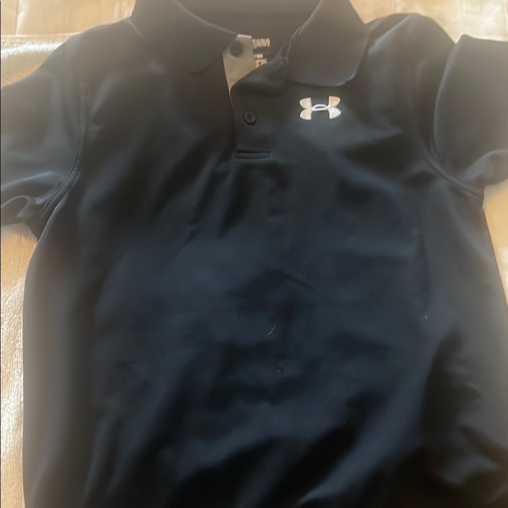 Under Armour Black Performance Polo Shirt